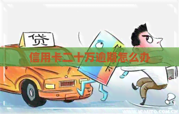 信用卡二十万逾期怎么办