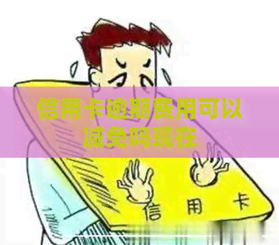 信用卡逾期费用可以减免吗现在