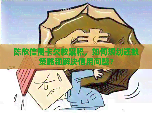 陈欣信用卡欠款累积，如何规划还款策略和解决信用问题？