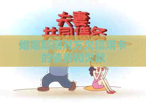 婚姻期间对方欠信用卡的债务和欠款