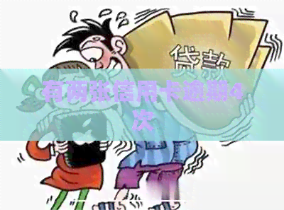 有两张信用卡逾期4次