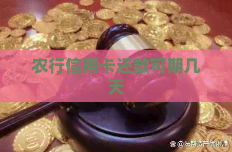 农行信用卡还款可期几天