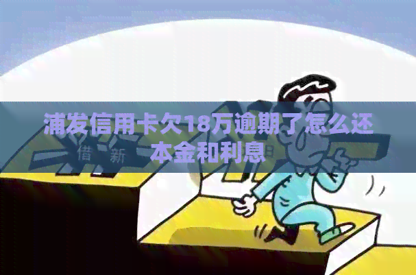 浦发信用卡欠18万逾期了怎么还本金和利息