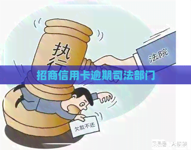招商信用卡逾期司法部门
