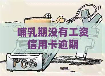 哺乳期没有工资信用卡逾期