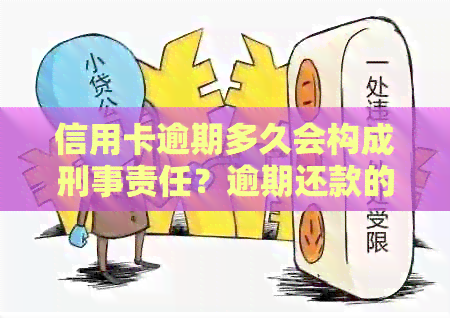 信用卡逾期多久会构成刑事责任？逾期还款的刑事风险与应对策略