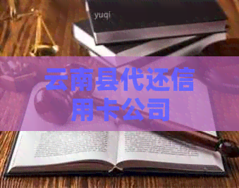 云南县代还信用卡公司