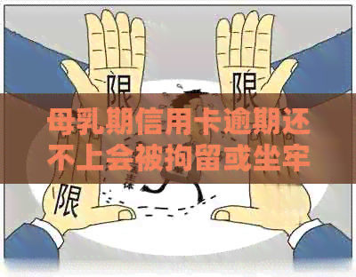 母乳期信用卡逾期还不上会被拘留或坐牢吗？
