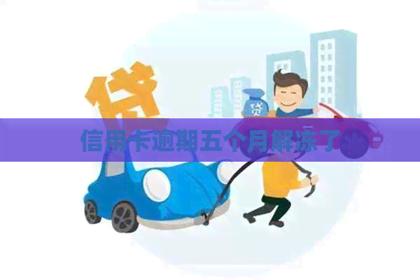 信用卡逾期五个月解冻了