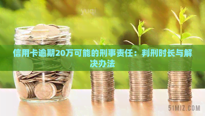 信用卡逾期20万可能的刑事责任：判刑时长与解决办法