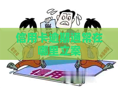 信用卡逾期通常在哪里立案
