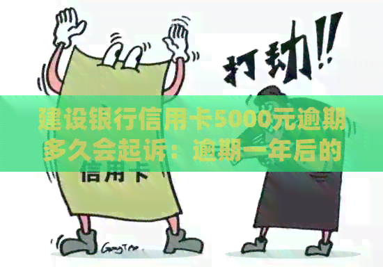 建设银行信用卡5000元逾期多久会起诉：逾期一年后的后果与处理方式