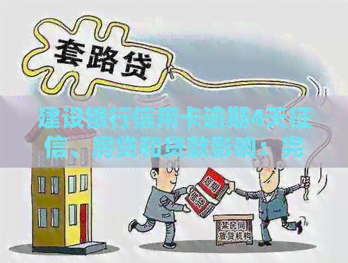 建设银行信用卡逾期4天、房贷和贷款影响：完整解答