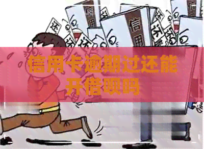 信用卡逾期过还能开网贷吗