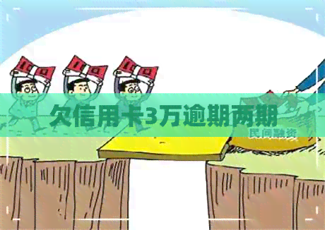 欠信用卡3万逾期两期