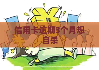 信用卡逾期3个月想自杀