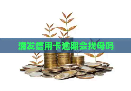 浦发信用卡逾期会找母吗