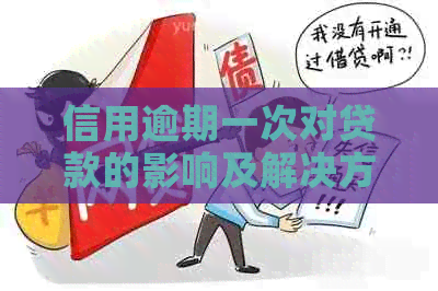 信用逾期一次对贷款的影响及解决方案全面解析