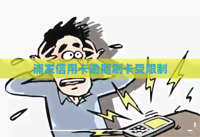 浦发信用卡逾期刷卡受限制