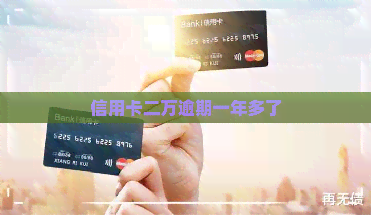 信用卡二万逾期一年多了