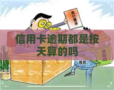 信用卡逾期都是按天算的吗
