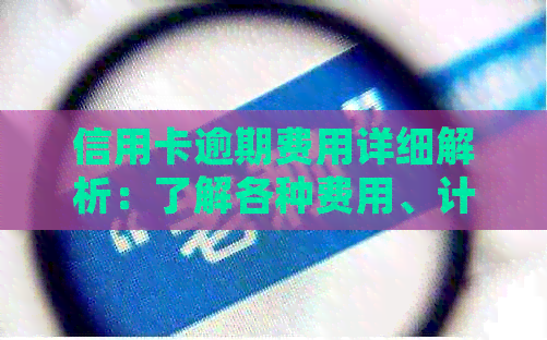 信用卡逾期费用详细解析：了解各种费用、计算方法及如何避免逾期
