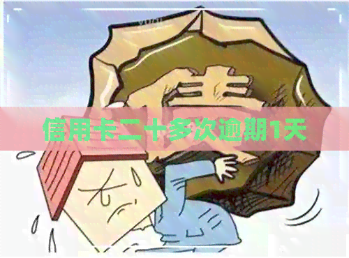 信用卡二十多次逾期1天