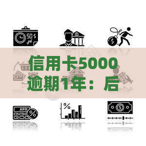 信用卡5000逾期1年：后果、处理与是否入狱