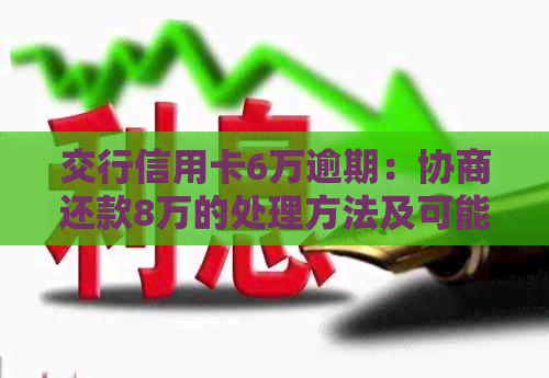 交行信用卡6万逾期：协商还款8万的处理方法及可能的起诉风险