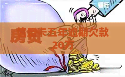 信用卡五年逾期欠款20万