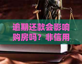 逾期还款会影响购房吗？非信用卡逾期的后果与解决办法