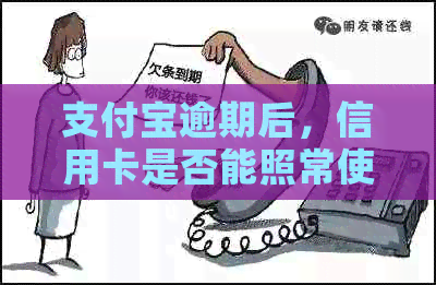 支付宝逾期后，信用卡是否能照常使用？解答你关于信用管理的疑问