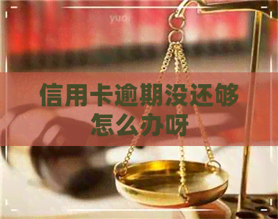 信用卡逾期没还够怎么办呀