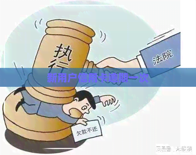 新用户信用卡逾期一次