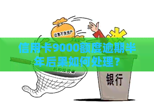 信用卡9000额度逾期半年后果如何处理？