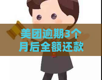 美团逾期3个月后全额还款，信用恢复期间能否再次借款？