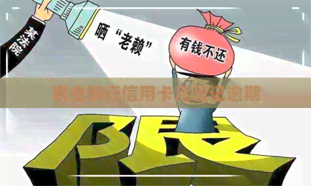 农业银行信用卡几天记逾期