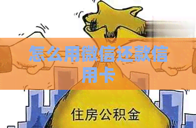 怎么用微信还款信用卡