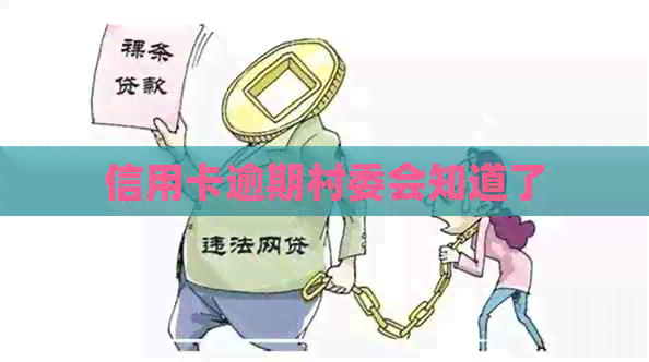信用卡逾期村委会知道了