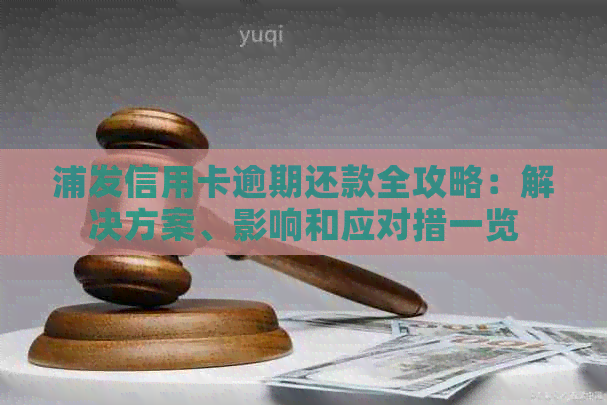 浦发信用卡逾期还款全攻略：解决方案、影响和应对措一览