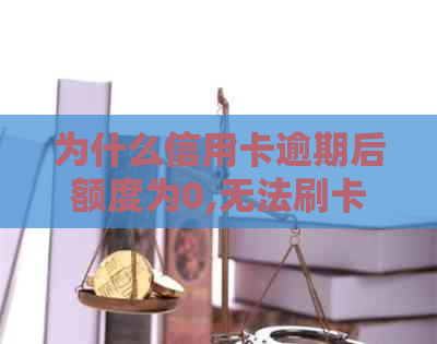 为什么信用卡逾期后额度为0,无法刷卡？