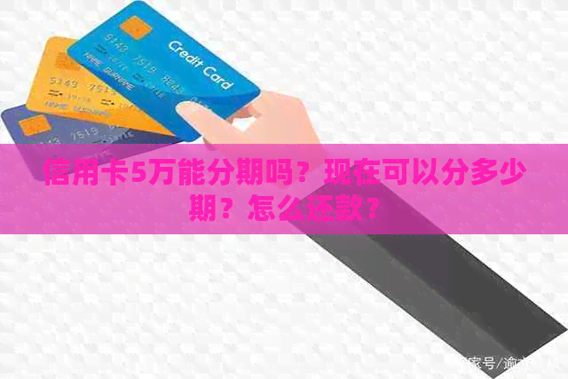 信用卡5万能分期吗？现在可以分多少期？怎么还款？