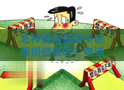 怎样查询信用卡逾期明细表呢？电话、如何查信用卡逾期记录查询方法全解