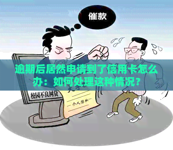 逾期后居然申请到了信用卡怎么办：如何处理这种情况？