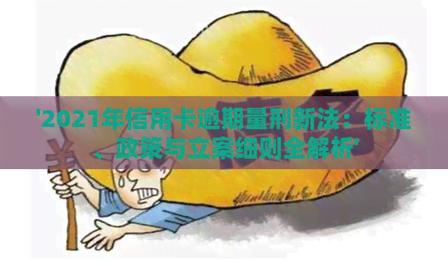 '2021年信用卡逾期量刑新法：标准、政策与立案细则全解析'