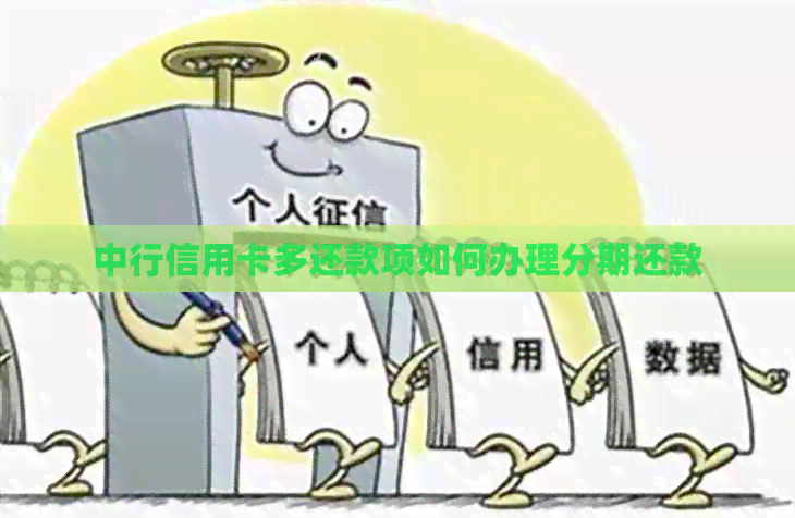 中行信用卡多还款项如何办理分期还款