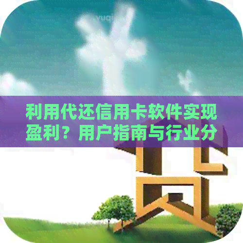 利用代还信用卡软件实现盈利？用户指南与行业分析一应俱全