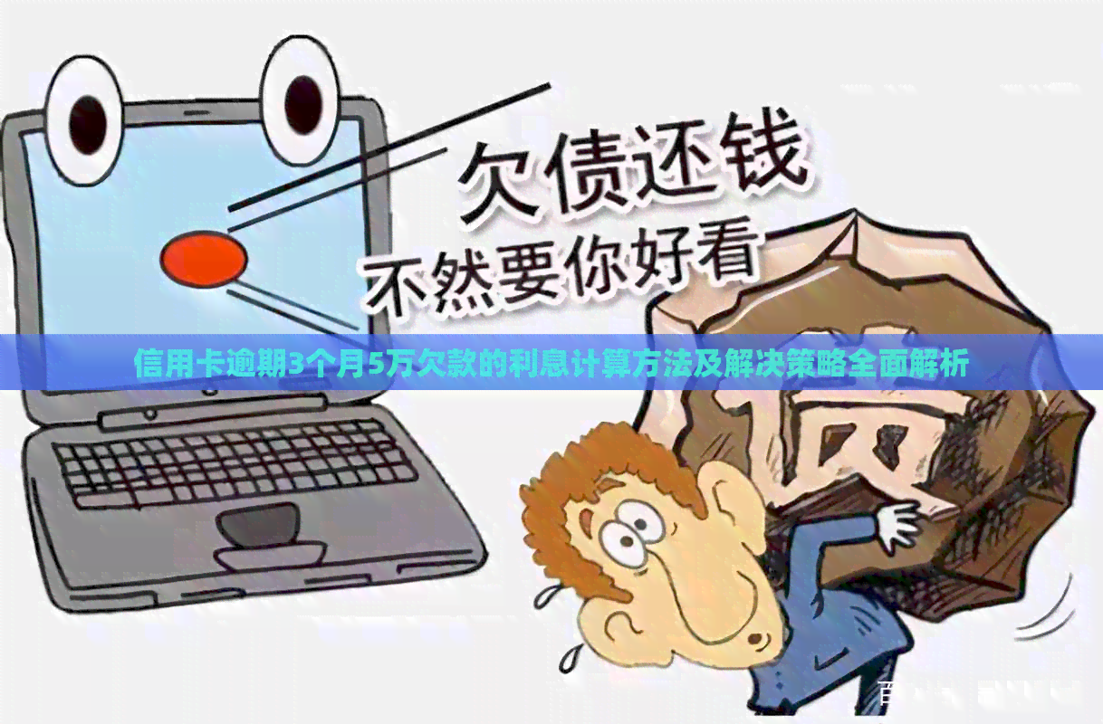 信用卡逾期3个月5万欠款的利息计算方法及解决策略全面解析
