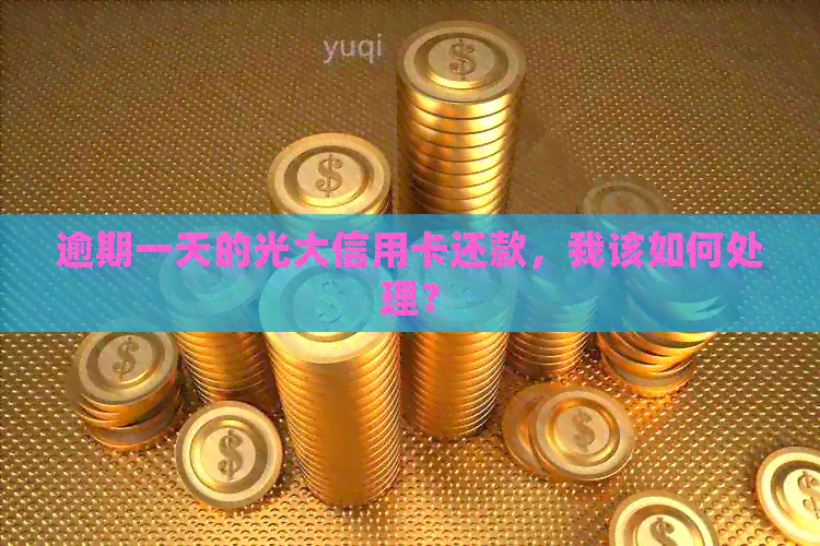 逾期一天的光大信用卡还款，我该如何处理？