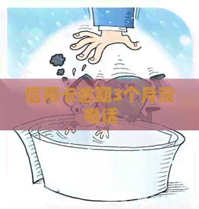 信用卡逾期3个月没电话